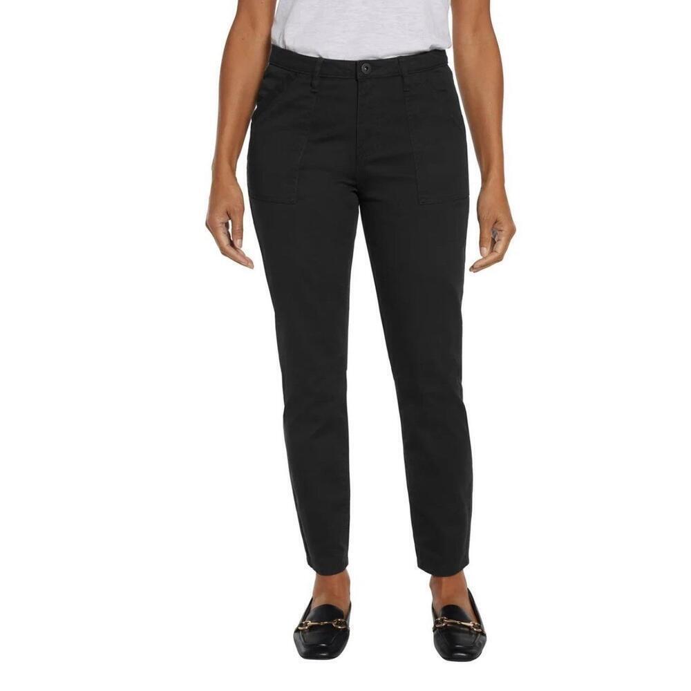 Banana Republic Ladies' High Rise Twill Pant | Black | Size-12. BG